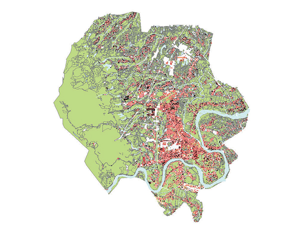 茶陵縣基礎(chǔ)地理空間信息建庫